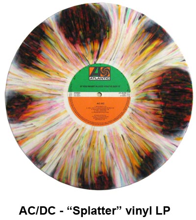ac/dc- splatter vinyl LP