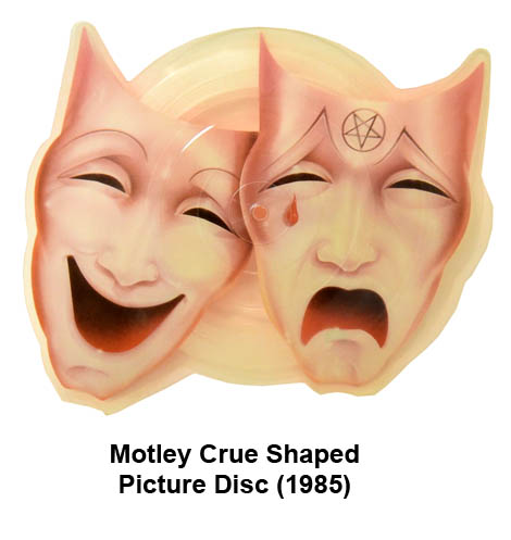 motley crue shaped picture disc