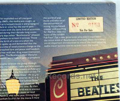 A numbered, limited edition Beatles album.