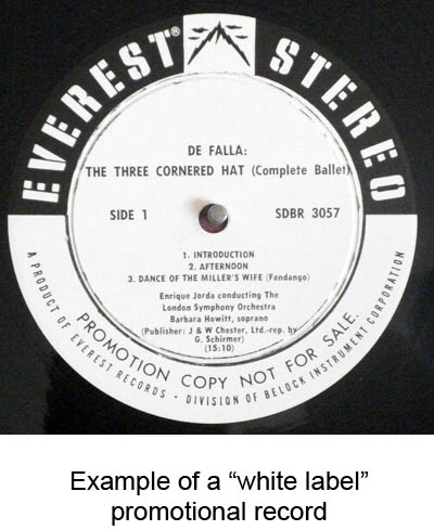 promotional record