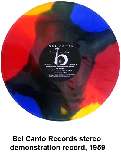 bel canto stereo demonstration record
