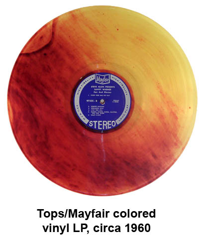 tops mayfair colored vinyl records