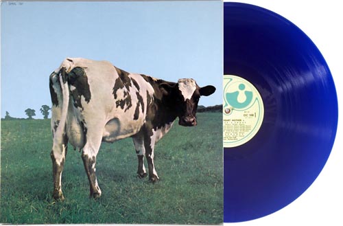 Blue vinyl Atom Heart Mother from France