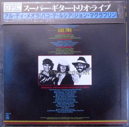 Al DiMeola/John McLaughlin - Friday Night in San Francisco Japan LP
