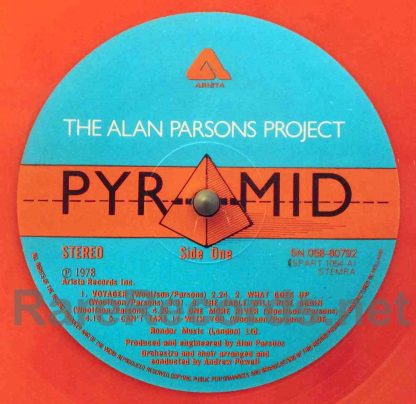 Alan Parsons Project - Pyramid Dutch orange vinyl LP