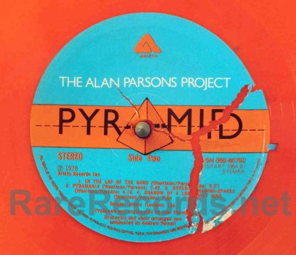 Alan Parsons Project - Pyramid Dutch orange vinyl LP