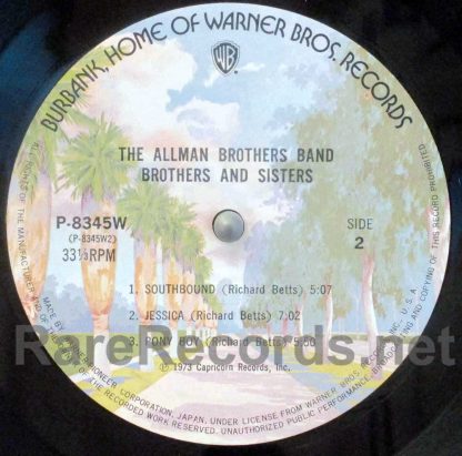 Allman Brothers - Brothers and Sisters Japan LP