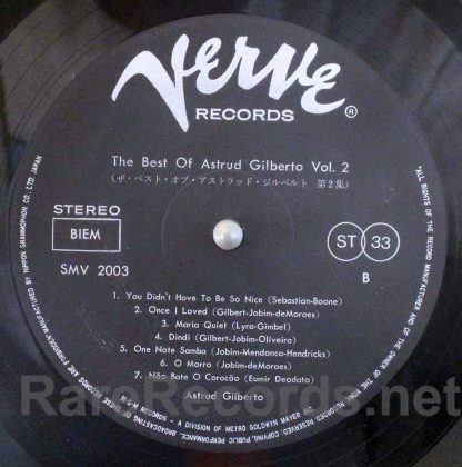 Astrud Gilberto - Best of Vol. 2 Japan LP
