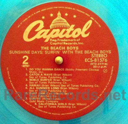 The Beach Boys – Sunshine Days blue vinyl japan LP