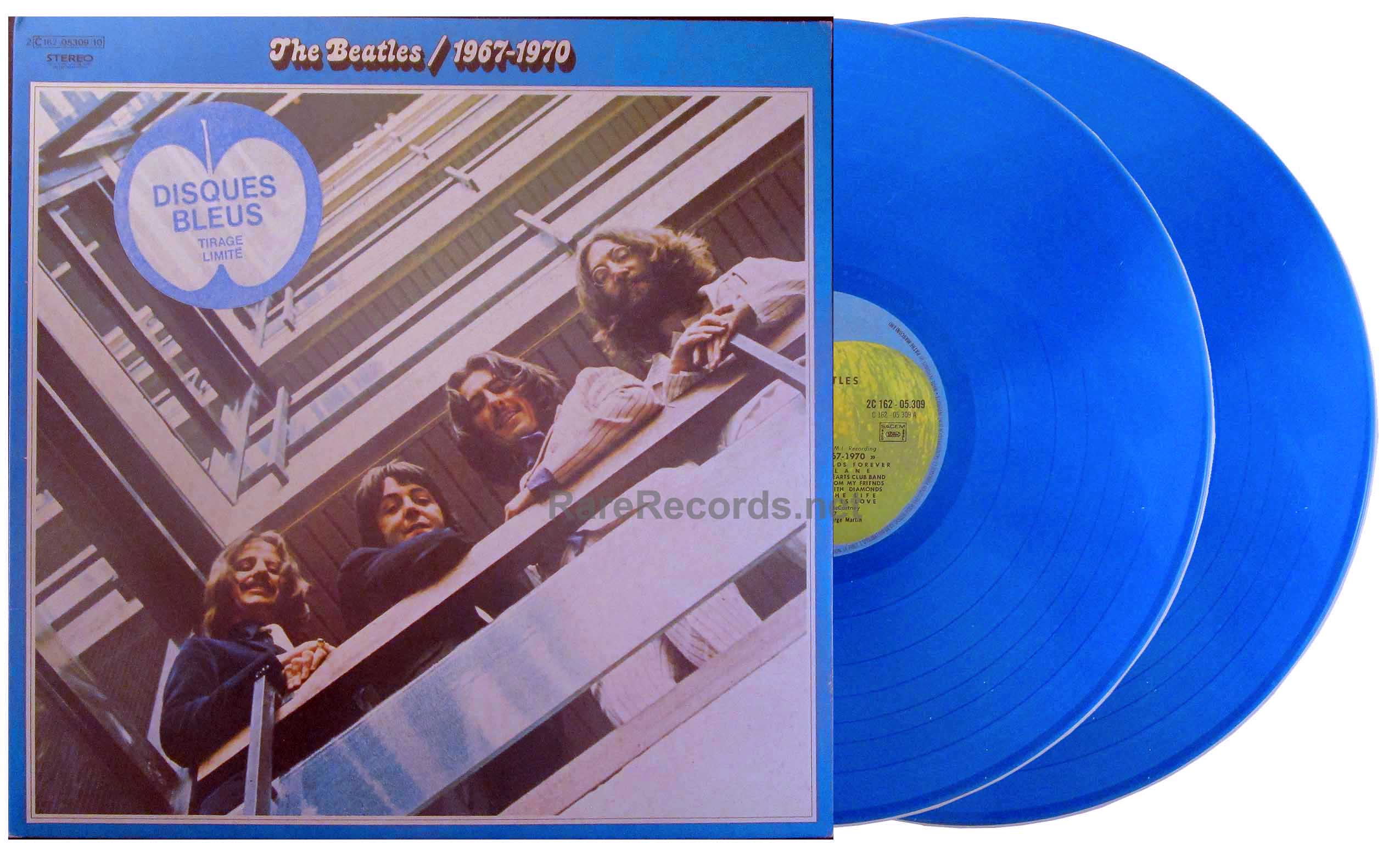 Beatles 1967-1970 France blue vinyl 2