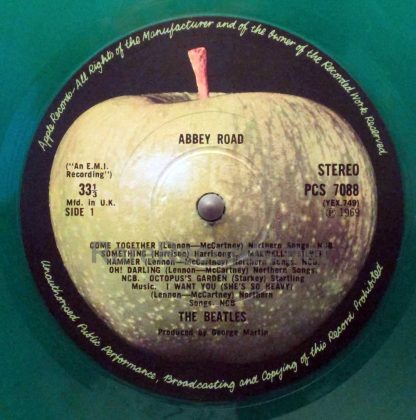 beatles abbey road green vinyl uk lp