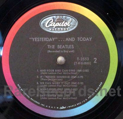 beatles - yesterday and today u.s. mono butcher cover lp