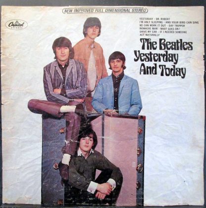 beatles yesterday and today stereo butcher cover LP