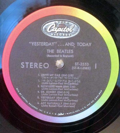beatles yesterday and today stereo butcher cover LP