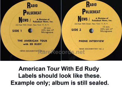 beatles - american tour with ed rudy #2 u.s. lp
