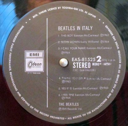 Beatles - The Beatles in Italy Japan LP