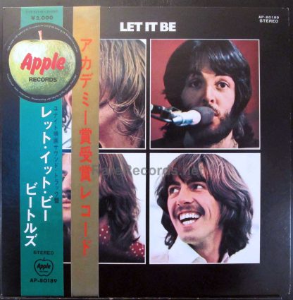 beatles - let it be red vinyl japan lp