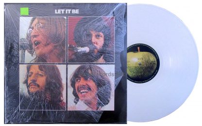 beatles -let it be uk white vinyl lp