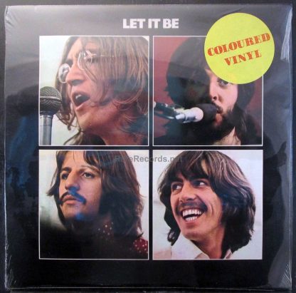 Beatles let it be UK white vinyl LP