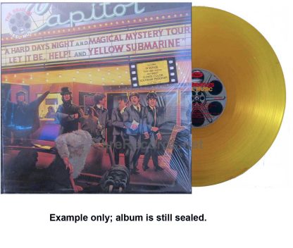 beatles - reel music yellow vinyl u.s. lp