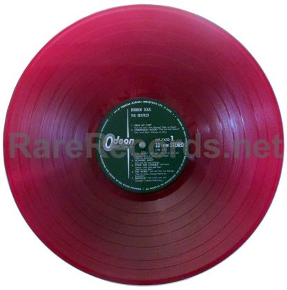 beatles rubber soul red vinyl japan odeon lp