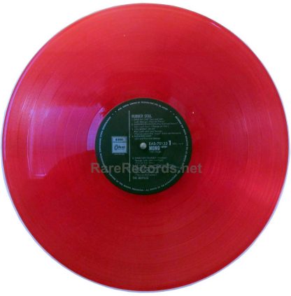 beatles rubber soul red vinyl mono japan lp
