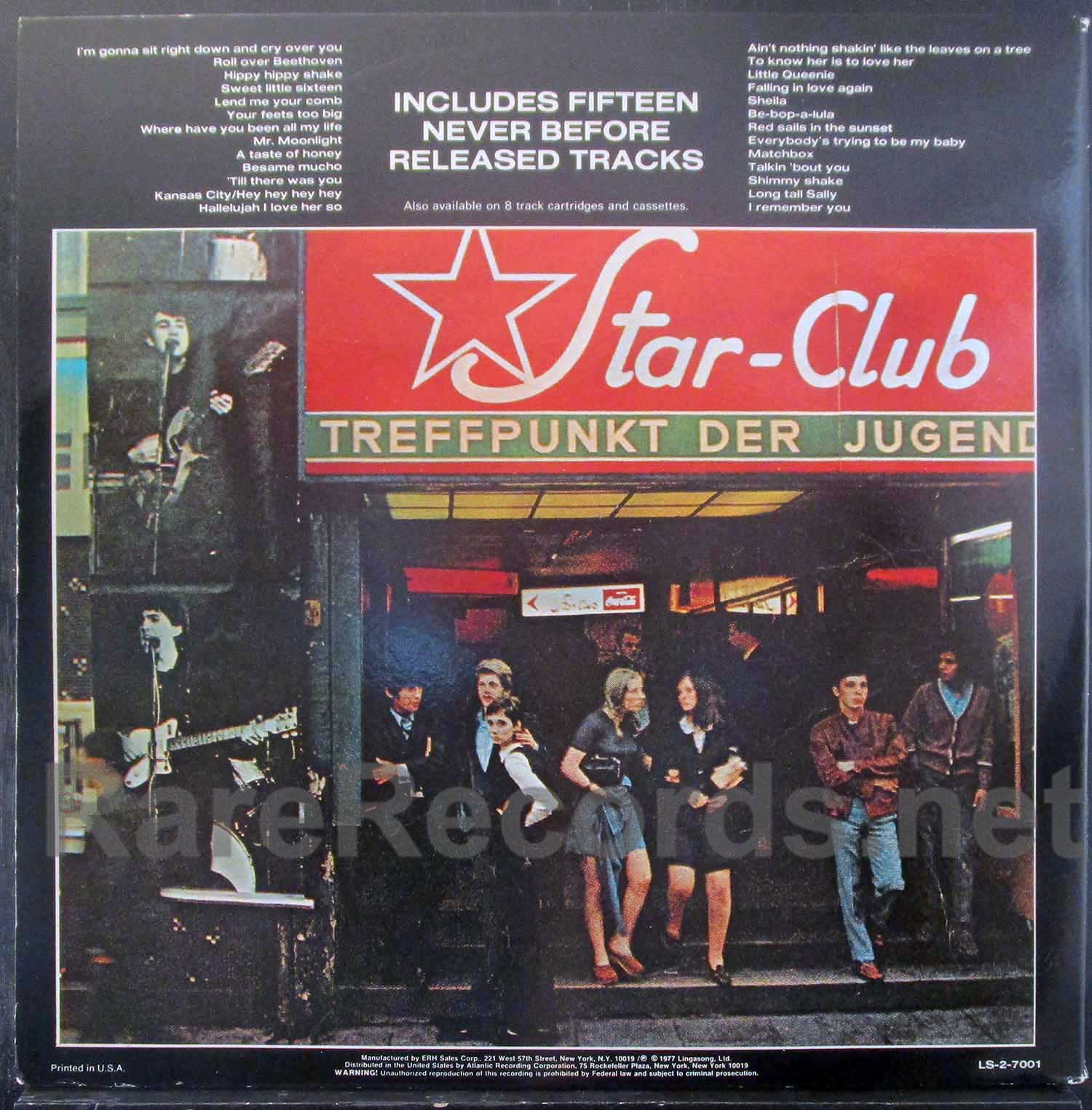 Beatles - Live at the Star Club 1977 U.S. red vinyl promotional 2 LP set