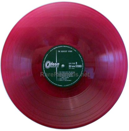 Beatles - Beatles Story 1966 Japan red vinyl LP
