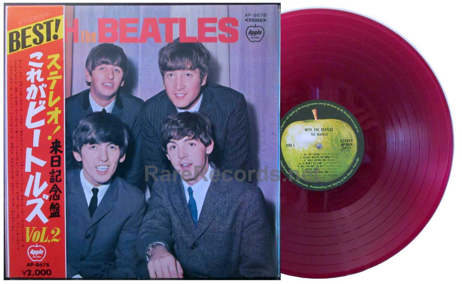 Beatles – With the Beatles Japan LP with obi