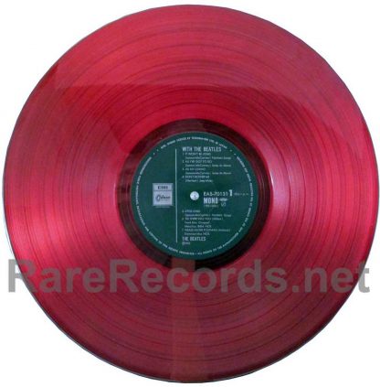 beatles - with the beatles red vinyl mono japan lp