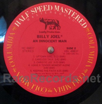 Billy Joel - An Innocent Man U.S. Mastersound lp