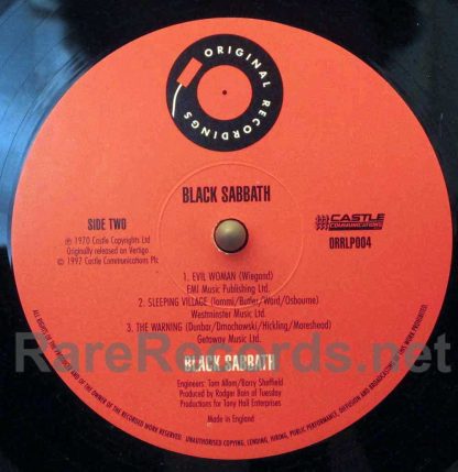 black sabbath 1997 UK LP