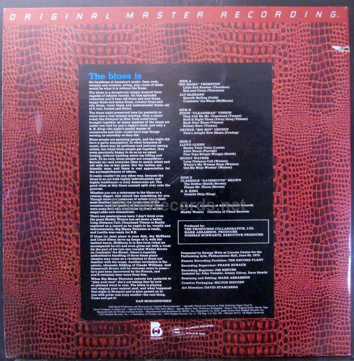 Meeting　Various　(BB　King)　–　Fidelity　1982　Blues…A　The　Real　Summit　Mobile　LP　set