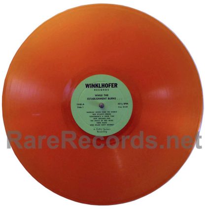 Bob Dylan - While the Establishment Burns 1971 U.S.Trademark of Quality LP