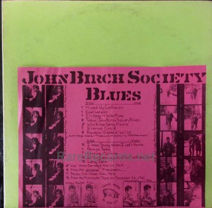 bob dylan - john birch society blues tmoq LP