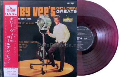 bobby vee - golden greats red vinyl japan lp