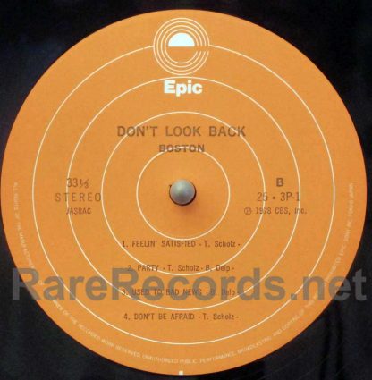 Boston - Don't Look Back Japan LP