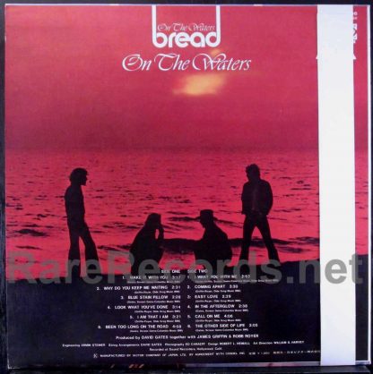 bread - on the waters japan lp