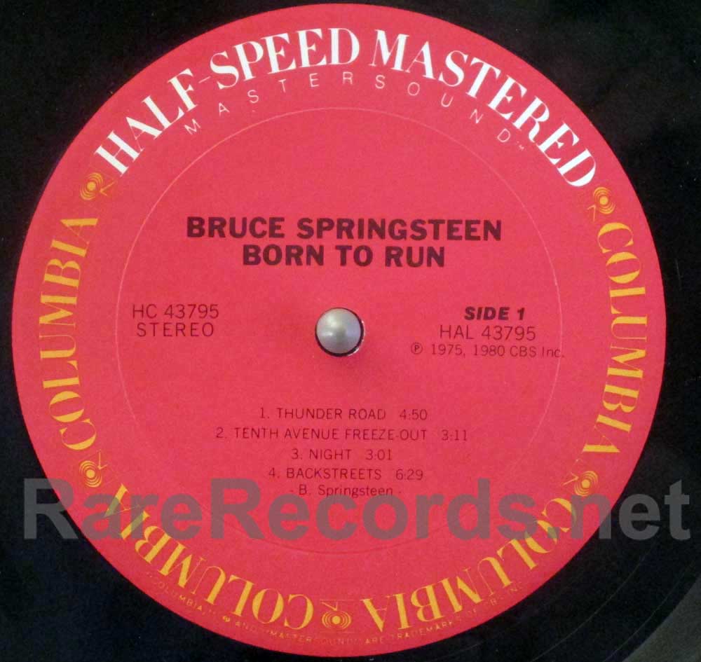 Bruce Springsteen – Born to half speed mastered LP