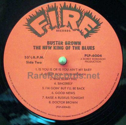 Buster Brown - The New King of the Blues Japan LP