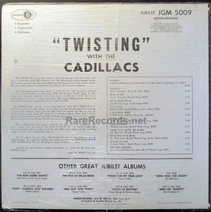 twisting with the cadillacs u.s. lp