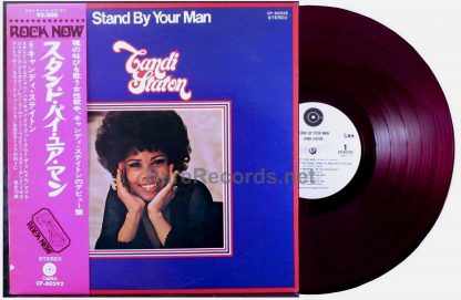 candi staton - stand by your man japan red vinyl promo lp