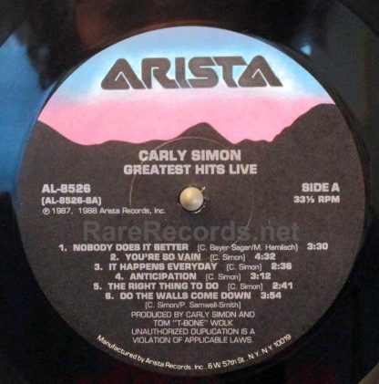carly simon greatest hits live