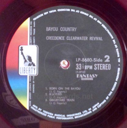 ccr - bayou country red vinyl japan lp