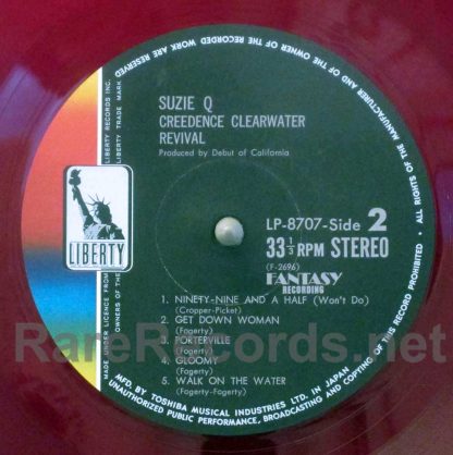Creedence Clearwater Revival - Creedence Clearwater Revival Japan red vinyl LP