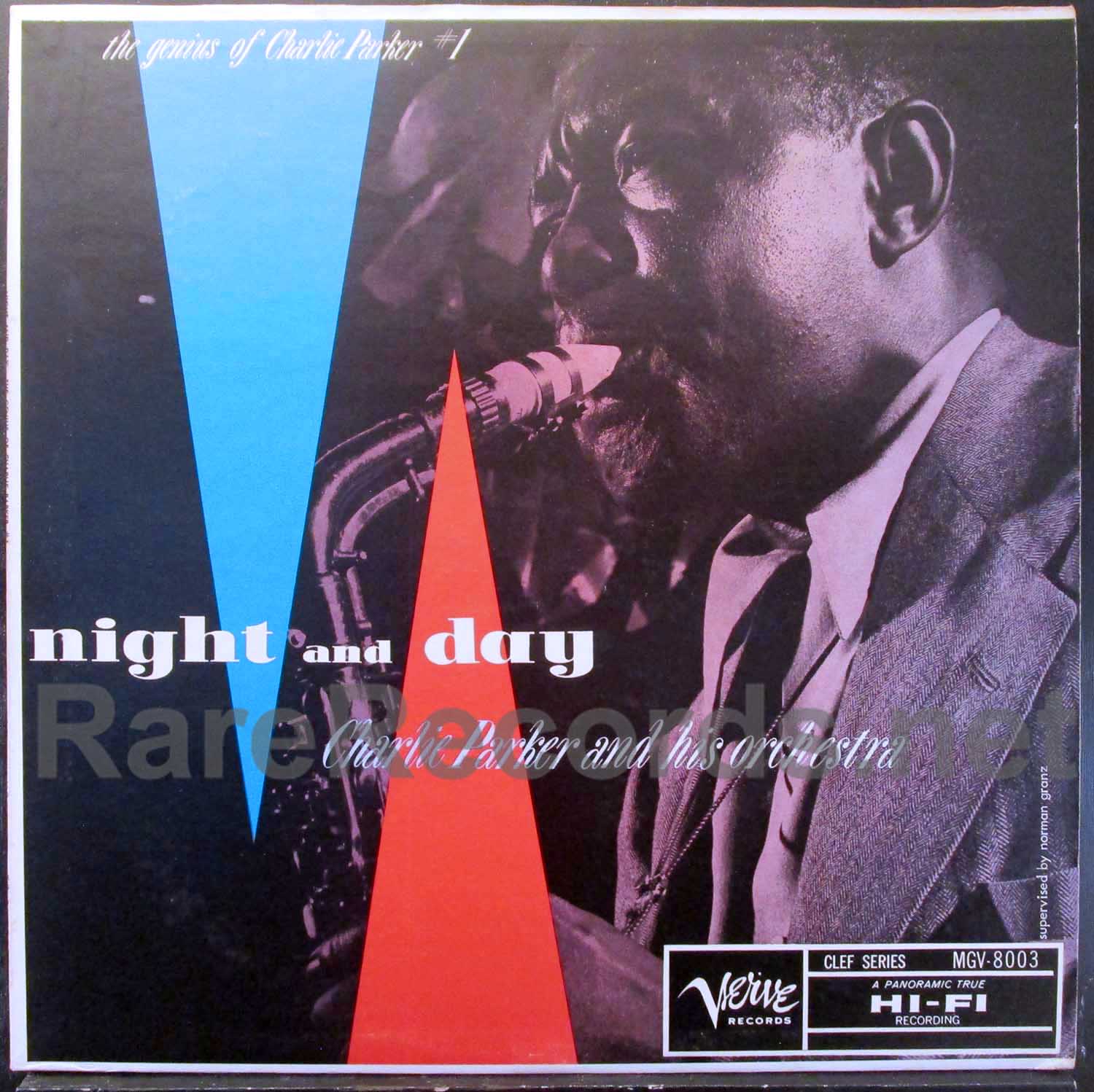 charlie parker night and day u.s. mono lp