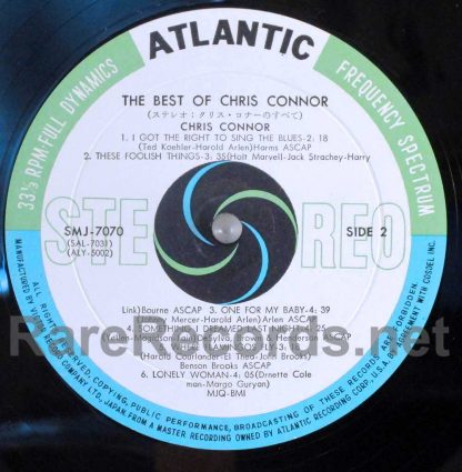 Chris Connor - many sides of chris connor japan lp