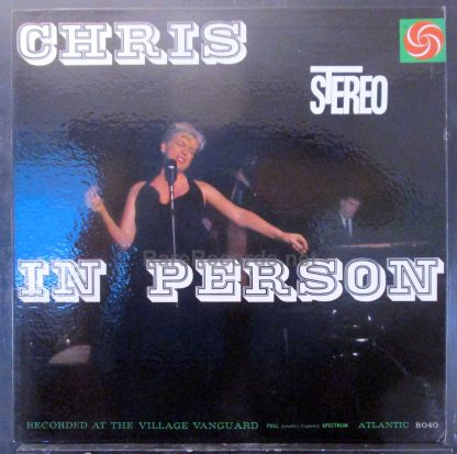 chris connor chris in person u.s. stereo lp