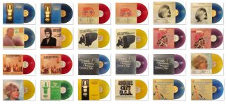 columbia u.s. promotional colored vinyl LPs