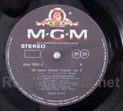 connie francis - all about connie francis japan lp